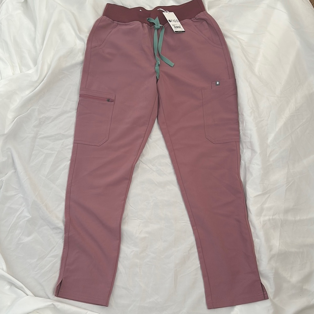 Figs Mineral Mauve Yola Scrub pants
